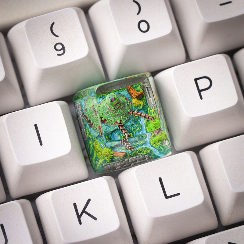 Resin Art Baby - Organism Resin Keycap Creactive Art Keyboard