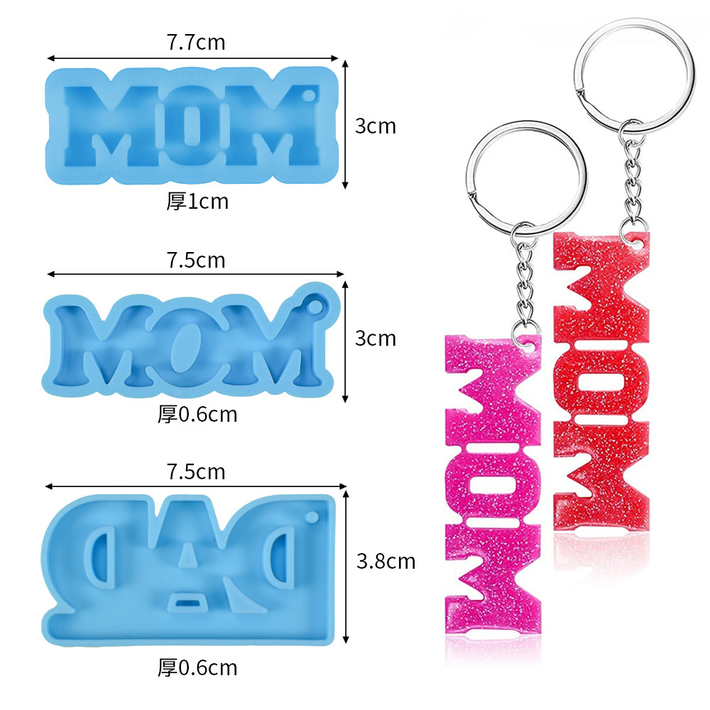 Resin Art Alphabet - DIY Resin Silicone Mold English Letter