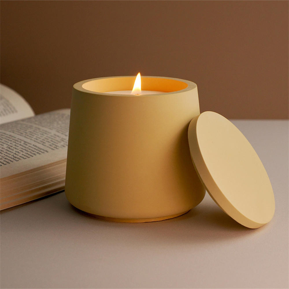 Resin Art Case - Candle Jar Silicone Mold With Lid