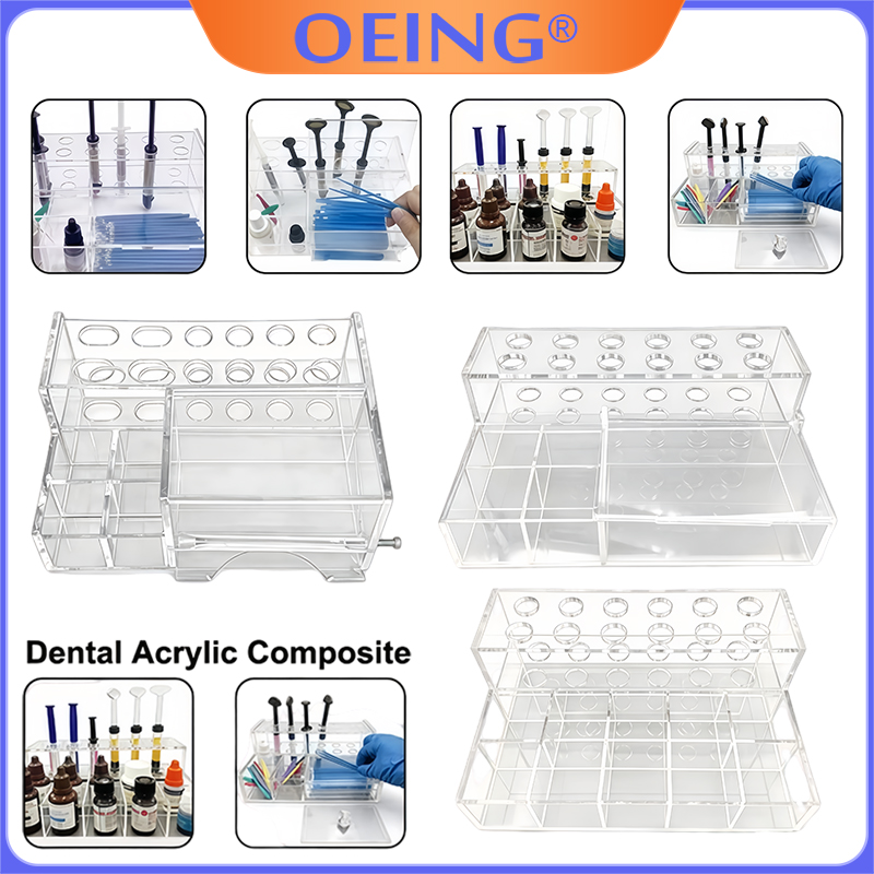 Resin Art Case - 1Pcs Dental Supply Storage Box, Acrylic