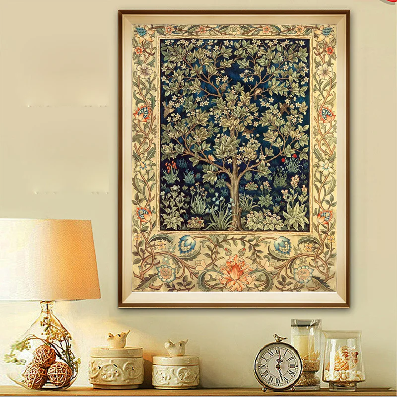 European Flowers 5D Diamond Pa - Resin Art Wallpaper 评论和价格