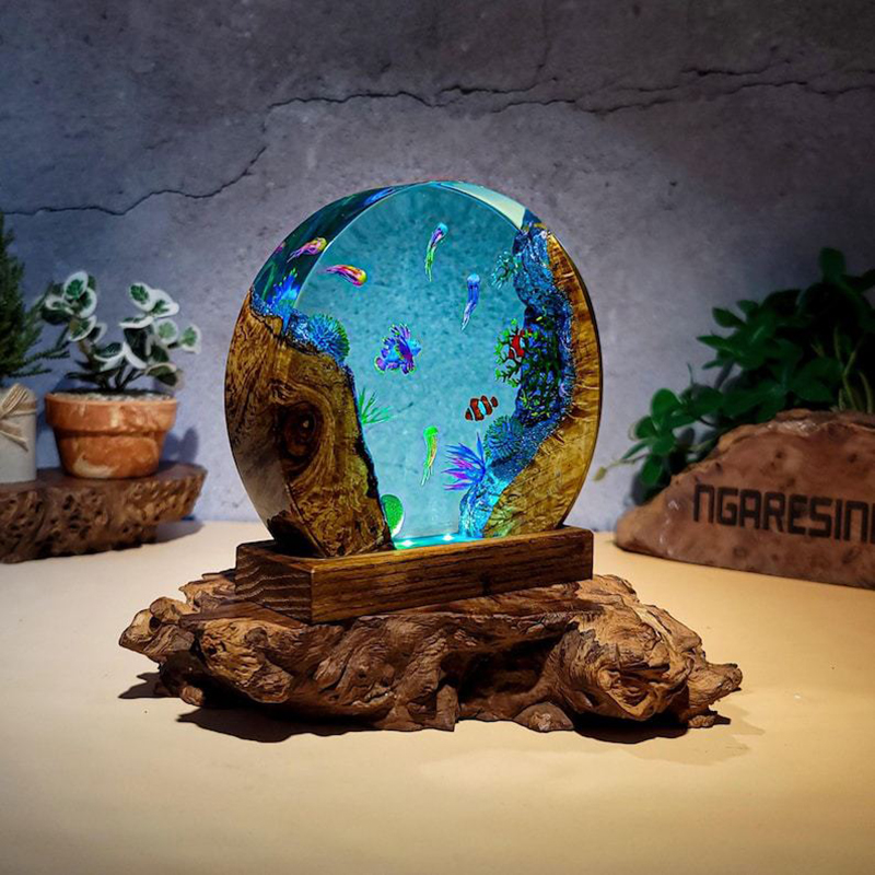 Ocean Aquarium Organism Resin  - Resin Art Baby 评论和价格