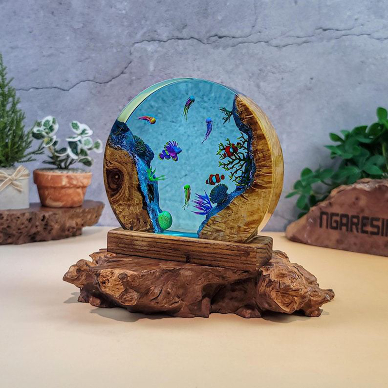 Ocean Aquarium Organism Resin  - Resin Art Baby 评论和价格