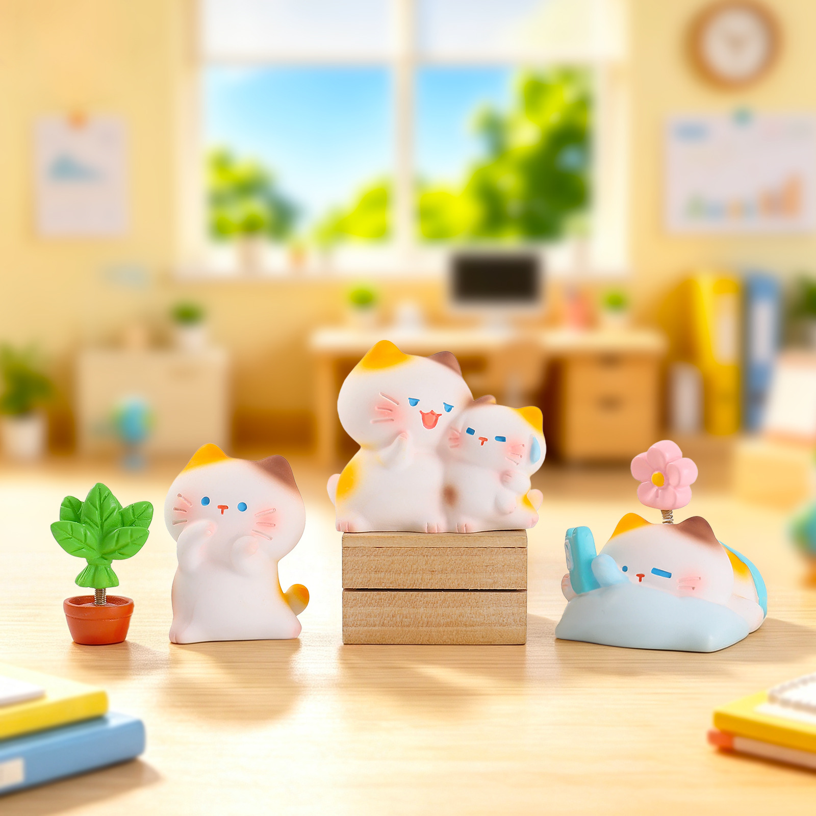 Working Kitten Resin Blind Box - Resin Art Case 评论和价格
