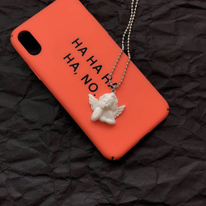 Cute Cupid Angel Pendant Stain - Resin Art Baby 评论和价格