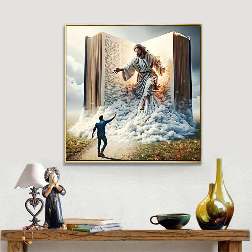 Evershine Full Square Diamond  - Resin Art Wallpaper 评论和价格
