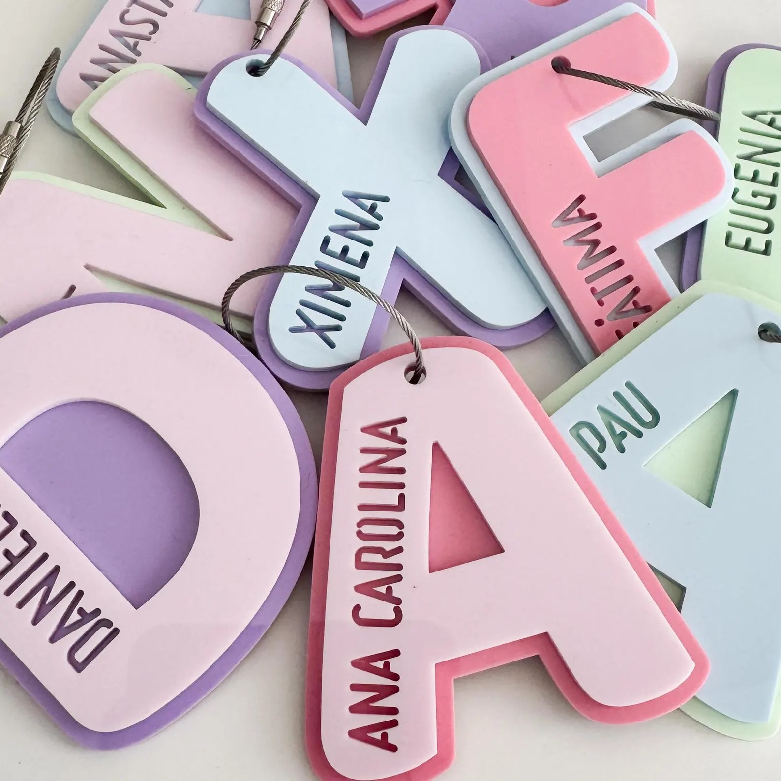Custom Letter Hollow Name Keyc - Resin Art Alphabet 评论和价格