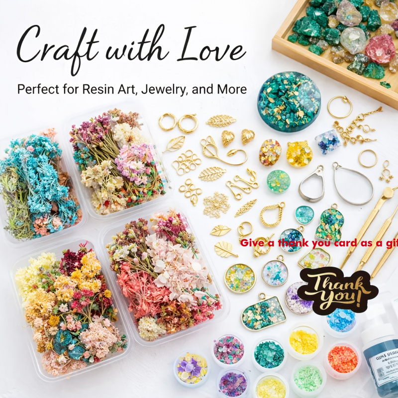 10 Box Mixed Dried Flower Bouq - Resin Art Wedding Gift 评论和价格