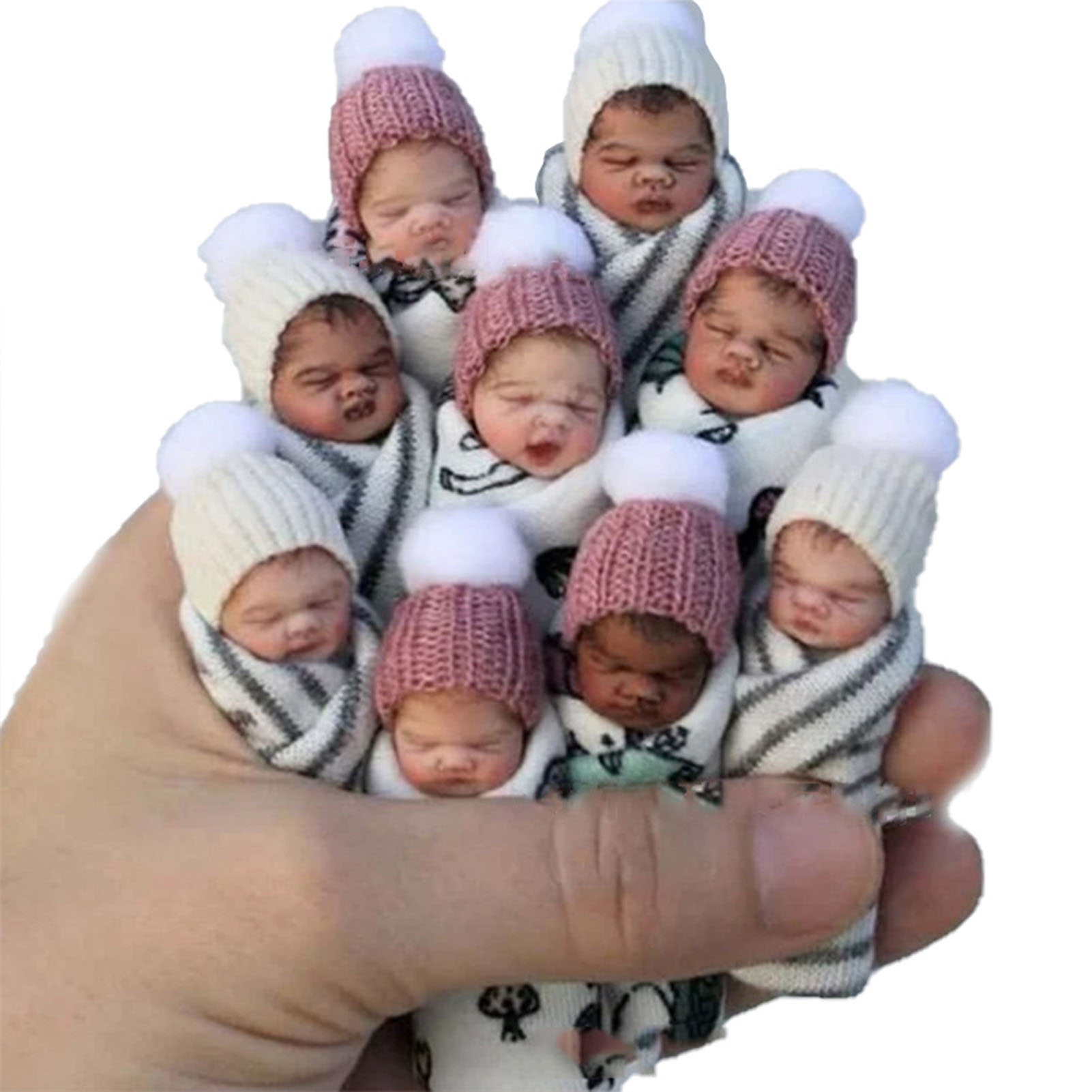 Reborn Baby Dolls 7cm Long Min - Resin Art Baby 评论和价格