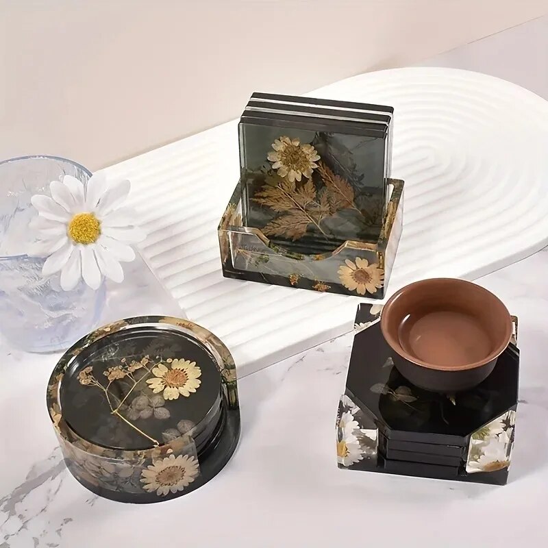 Coaster Resin Molds Set Includ - Resin Art Equipment 评论和价格