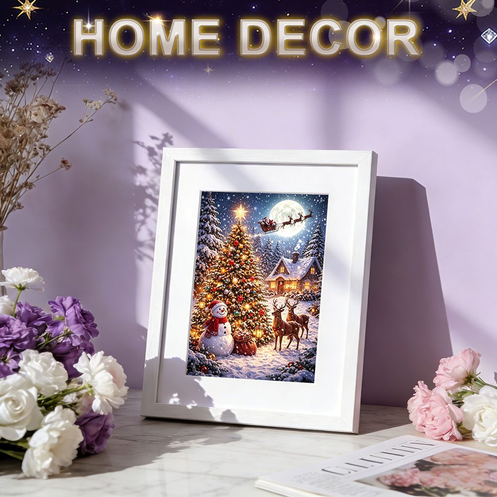 HUACAN Diamond Art Painting Tr - Resin Art Wallpaper 评论和价格